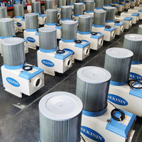 Nouveau Collecteur de Brume d'Huile Portable en Acier Inoxydable avec Filtre HEPA, Efficacité de 99,98%, Débit d'Air de 8m/min, Garantie 1 An pour une Nettoyage Sûr et Efficace