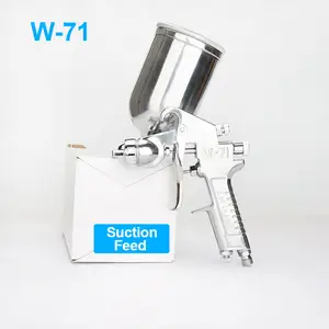 Vione Hoge Kwaliteit W-71 Zuig Hvlp Luchtspuitpistool Meubels Verf Sproeier Air Hopper 1.3Mm Pneumatische Hogedrukspuit gun