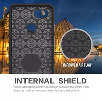 Étui de téléphone universel à motif de Triangle en TPU, protection Anti-chute pour PC, Google Pixel 3XL, haute qualité