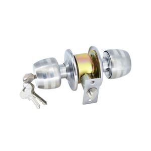 5831 विंटेज स्टाइल बॉल लॉक कीड एंट्री डोर नॉब लकड़ी/लोहे/स्टील दरवाजों के लिए स्टेनलेस स्टील के लिए आसान स्थापना - Product Image 5