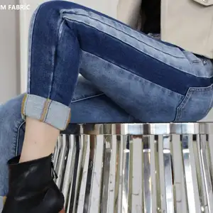 12 Oz Deep Indigo Marineblauw Katoen Stretch Geborsteld Denim Stof Voor Jeans In Winter Seizoen