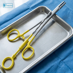 Pinza Hemostática Quirúrgica 6 Flores, Porta Agujas, Instrumento Manual de Acero Inoxidable, Clase I, Certificado CE - Product Image 4