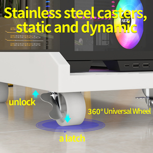 036-a02 Có Thể Khóa Bánh Văn Phòng & Nhà Máy In CPU Chủ Với Máy Tính Xách Tay Đứng Kệ Cho An Toàn Hiển Thị - Product Image 2