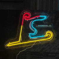 Enseigne néon LED personnalisée Circuit Gilles Villeneuve pour mariage et décoration publicitaire – En stock