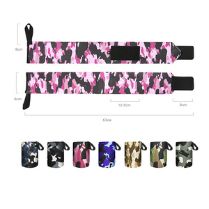 Fasce da <span class=keywords><strong>Polso</strong></span> Mimetiche Personalizzate con Logo per Fitness, Sollevamento Pesi, Supporto Mani, Palestra Domestica - Product Image 2