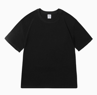 T-shirt Oversize 100% Coton Grammage Lourd avec Motif 3D en Relief, Qualité Premium, Design Uni ou Personnalisé, pour Hommes et Femmes, Style Décontracté