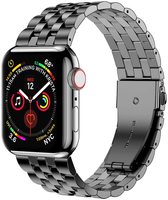 Bracelet de montre intelligente Heibor personnalisé de luxe haut de gamme respirant avec 7 perles en acier inoxydable 38/42 mm