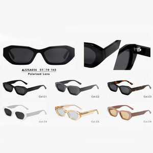 Occhiali da sole polarizzati con Logo personalizzato di alta qualità per uomini e donne retrò rettangolari <span class=keywords><strong>Vintage</strong></span> di alta qualità - Product Image 5