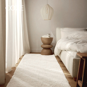 <span class=keywords><strong>Tapis</strong></span> long français <span class=keywords><strong>de</strong></span> haute qualité, blanc épais, couleur unie, pour <span class=keywords><strong>couloir</strong></span>, sur mesure pour chambre à coucher - Product Image 1