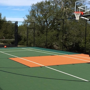 Custom Printed Nitrilel Rubber Logo Floor Door Mat <strong>3X3</strong> Basketball Court Flooring Basketball Court <strong>Tiles</strong> Outdoor - Product Image 4