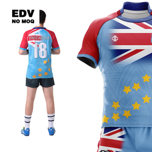 Échantillon disponible Maillot de rugby à sublimation personnalisé Uniforme de rugby extensible en Chine pour la vente en gros - Product Image 1