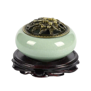 Bruciatore di incenso a cascata in ceramica all'ingrosso, porta incenso a cono, creativo, per aromaterapia, decorazione per la casa, meditazione, yoga, regalo - Product Image 5