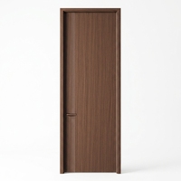 Porte en bois écologique de haute qualité, à grain de bois, insonorisée, à âme pleine, économique, pour appartement locatif, avec finition mélaminée