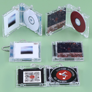 WEISHENG Porte-clés <span class=keywords><strong>Lecteur</strong></span> <span class=keywords><strong>CD</strong></span> Unique, Souvenir <span class=keywords><strong>de</strong></span> Concert, Breloque <span class=keywords><strong>CD</strong></span> en Acrylique Anime Personnalisée, Mini Album NFC avec Musique, Photo et Chanson - Product Image 6