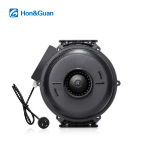 Ventilateur <span class=keywords><strong>centrifuge</strong></span> Hon&Guan super silencieux de 4 pouces avec doublure en coton insonorisant, ventilateur <span class=keywords><strong>centrifuge</strong></span> circulaire silencieux électrique en PP - Product Image 1