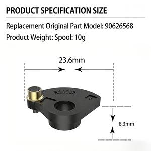12 pack 90626568 RS9062 Lawn Mower Parts <b>Trimmer</b> Lever Assembly Replacement 23.6x8.3mm For <b>Black</b> Decker LSTE520 LSTE523 LSTE525 - Product Image 5