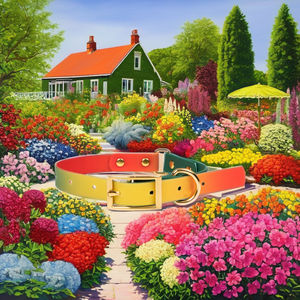 Sıcak satış özel Logo PVC köpek tasması tasma kayış seti lüks katı desen naylon su geçirmez avcılık dişli fabrika toptan - Product Image 2