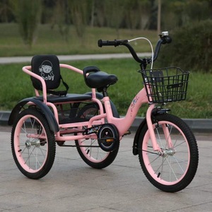 Новый дизайн, лидер продаж, детский трехколесный велосипед 16 дюймов 18 дюймов с двойным сиденьем - Product Image 4