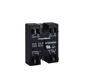 Relais à semi-conducteurs H12D4840DE-10 (SSR) à double montage sur panneau IP00 220VAC/10A Entrée <span class=keywords><strong>18</strong></span>-36VAC Momentané <span class=keywords><strong>Miniature</strong></span> Scellé - Product Image 1
