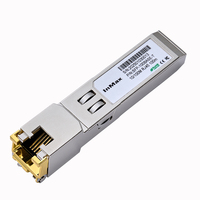 Transceiver Fibre Optique 100BASE-T Cuivre SFP 10/100M RJ45 100m Compatible avec les Switches GLC-FE-T Cisco Meraki Ubiquiti