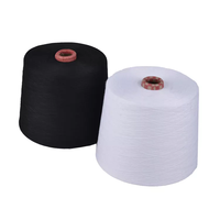 100% Recycled Polyester High Tenacity Raw Ring Spun Knitting Yarn for Socks Sewing & Embroidery Use
