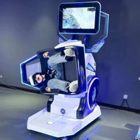 Cinéma VR 9D VART, fauteuils rotatifs à 360 degrés, machines de jeu d'arcade de réalité virtuelle, simulateur de vol VR 360, fauteuil VR 2 places