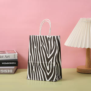 Customized Thickness Spot High Appearance Level Kraft Paper <b>Bag</b> / Striped Cartoon Party Reception <b>Gift</b> Origin From Vietnam - Product Image 4