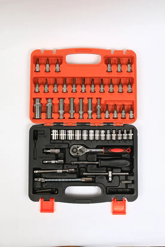 Fabriek Directe Verkoop Handmatige Geïsoleerde Reparatie Handgereedschapsset 6pt Socket Spiegel Polish 53 Pcs Socket Set