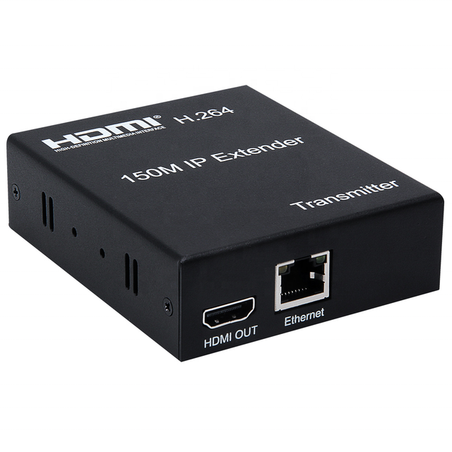 150m HDMI Extender Over IP Cat5e/Cat6 With IR Remote HDMI H.264 Transmitter Receiver Network Extensor Extender for HDTV DVD PS3