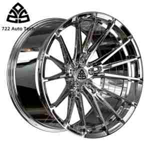 Roda de Alumínio Forjada Côncava Profunda 722Auto, Cromada e Personalizada, 16 17 18 19 20 21 22 Polegadas, 5x114.3 5x112 5x110 5x120 para BMW e Audi - Product Image 1