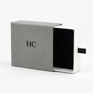 Boîte à bracelet de luxe personnalisée, boîte cadeau rigide avec tiroir, insert en velours, estampage à chaud, logo personnalisé, vente en gros - Product Image 3