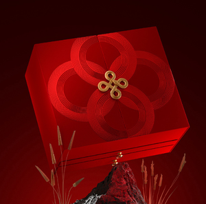 Kotak hadiah cap laris kualitas tinggi Tahun Baru Tahun Baru kotak kemasan Logo cetak hadiah bisnis amplop merah - Product Image 4