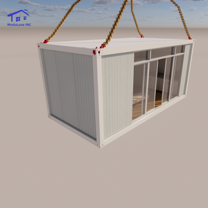 Maison conteneur pliable 5800×2120×2210mm Extérieur / 5670×1955×2045mm Intérieur / Hauteur pliée 390mm / Charge 20GP 5 unités - Product Image 2