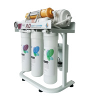 Purificateur d'eau par osmose inverse de qualité hôtelière 1000GPD sans réservoir, filtre intégré, structure à double membrane