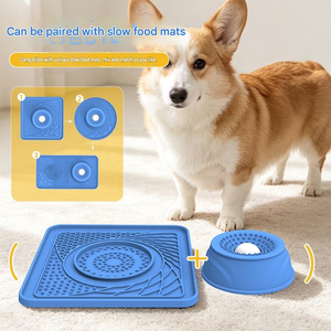 Tappetino 2-in-1 Calmante <span class=keywords><strong>per</strong></span> Animali Domestici, Combinazione di Alimentazione e Arricchimento in Silicone <span class=keywords><strong>per</strong></span> <span class=keywords><strong>Cani</strong></span> e Gatti - Product Image 4