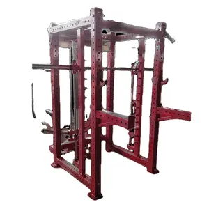 Equipo de gimnasio en casa multifunción comercial Pull Up Bar Power rack Multi Station D002 Smith Machine Squat Rack
