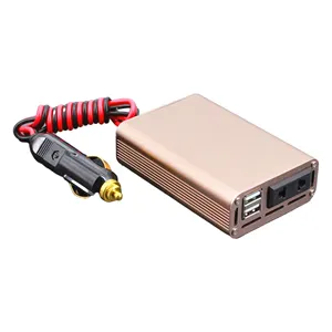 Inversor de corriente para coche de 150W, 200w, 12V a 220V, cargador modificado, convertidores