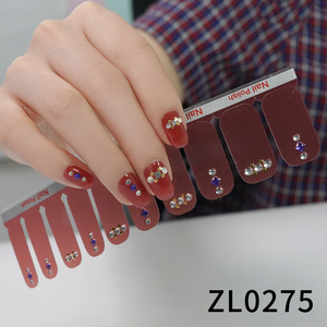 Venta al por mayor personalizado <span class=keywords><strong>Festival</strong></span> de Primavera Día de San Valentín Nail Wraps pegatina moda nail art polaco tiras para las mujeres - Product Image 5