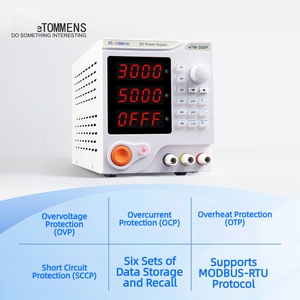 Fuente de alimentación lineal programable eTOMMENS, fuente de alimentación CC regulada y ajustable para reparación de teléfonos móviles - Product Image 3