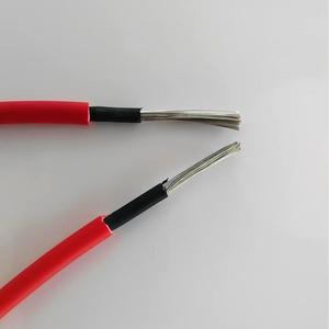 Alambre y cable de cobre estañado de silicona de fábrica de un solo núcleo multinúcleo 200 ℃ 0,75-50mm ² para energía fotovoltaica EIM IAE LF - Product Image 6