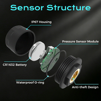 Capteur de pression des pneus externe TPMS 315 MHz DIY compatible avec Chevy Tahoe Impala Malibu Limited, GMC Terrain # 13598771
