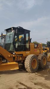 Used Caterpillar Backhoe Loader CAT140 Grader <b>Wheel</b>-Moving with Original Engine and Pump 4 Ton Rated Load 75 KW Power - Product Image 6