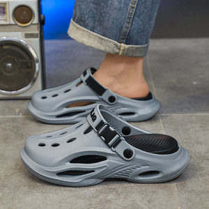 Sabots pour hommes, été, bout fermé, semelle extérieure en EVA, respirants, sandales décontractées, chaussures de plage, grande taille - Product Image 4