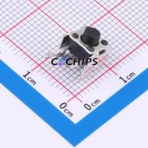 TC-00100-055E Tactile Switch Through hole,6.2x7.5mm Switch Single Pole Single Throw Round Button 2.5N Right Angle Insert - Product Image 1