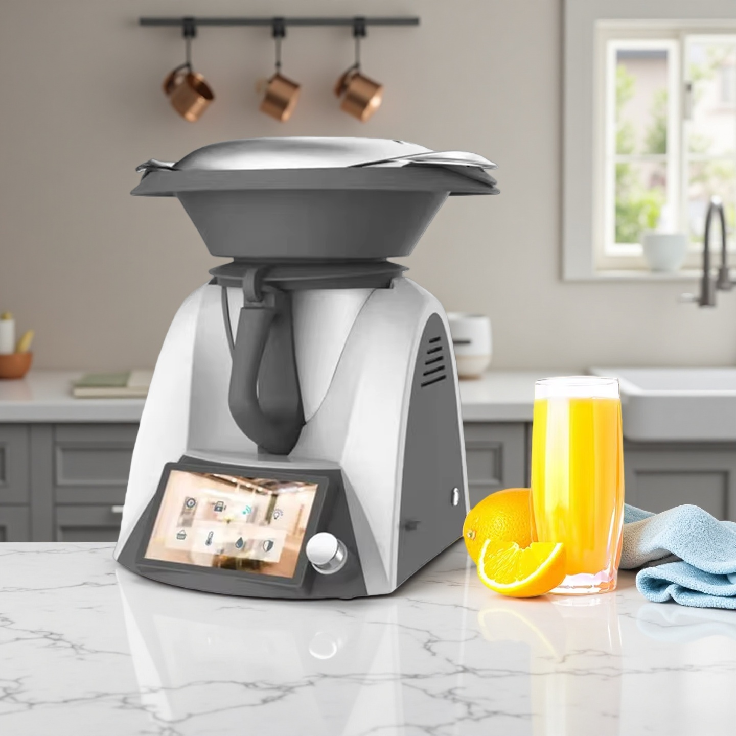 Advanced Automatic Cooking Robot Vegetable Meat Processing Cutting and Stir Frying Food Processor