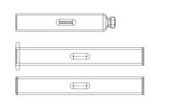 Flacons en verre à double compartiment de 4 ml et 3 ml et flacons cartouches pour usage en laboratoire dentaire