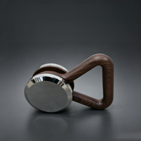 Haltère de style kettlebell réglable en bois de noyer de luxe avec noyau en acier inoxydable, poignée ergonomique, écologique et portable pour la musculation à domicile