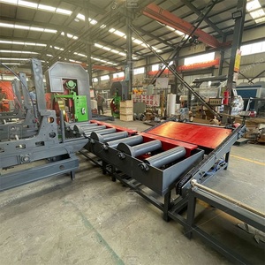 Sierra de cinta vertical de alta eficiencia para trabajo pesado, aserradero de banda vertical de 18 pulgadas con carro deportivo fabricado en China - Product Image 4