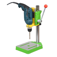 Support de perceuse rotative portatif Beking avec base en aluminium BG-612702, perceuse d'établi, perceuse sur banc