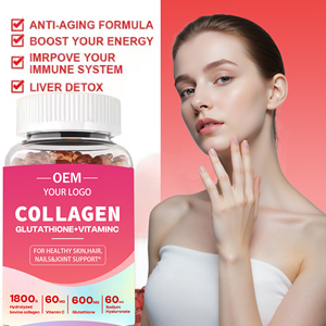 Private Label Kollagen-Gummis Vitamin C Glutathion Nahrungsergänzungsmittel Schönheitspflege Unterstützung OEM ODM Großhandel Anpassung - Product Image 5